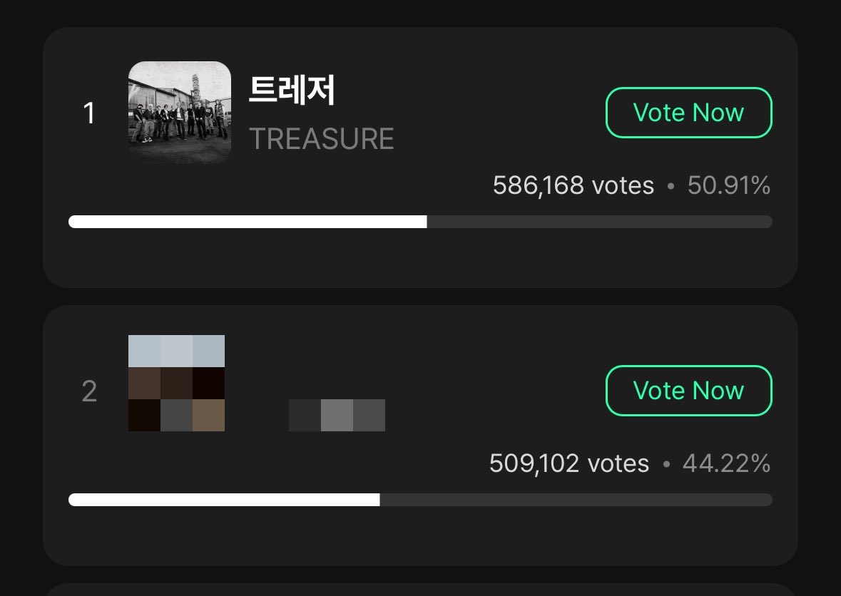 TREASURE VOTES tweet media