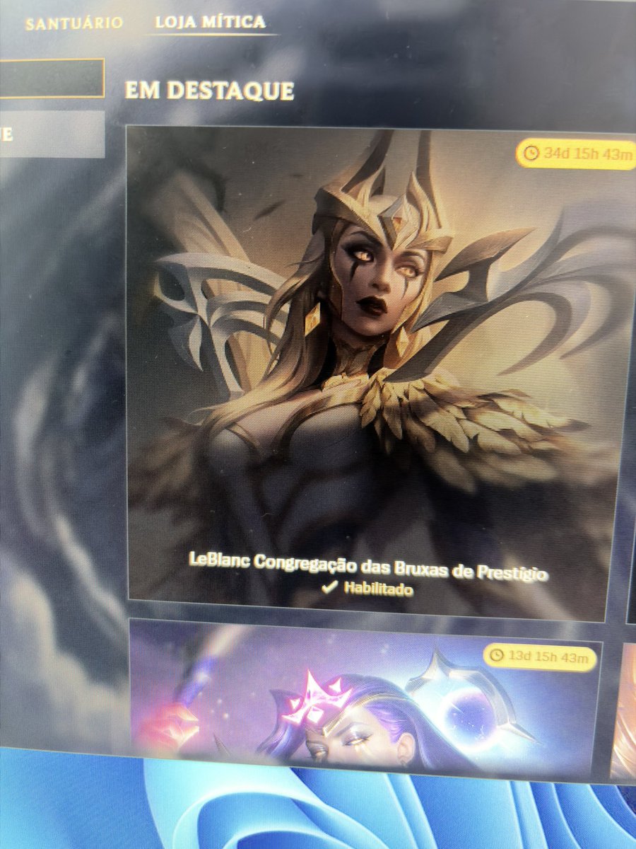 AcervoLeblanc's tweet photo. NUM QUI DITU🚨
Emotes e cromas da LeBlanc disponíveis na loja mítica por tempo limitado‼️ https://t.co/C1FffOSwUd