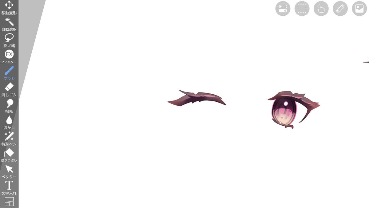d3Bn_'s tweet photo. 目の練習👀 https://t.co/gorIWap81r