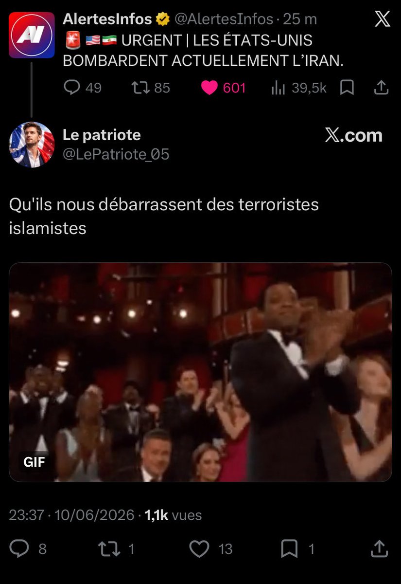 Nezzahed2's tweet photo. Quoi ? https://t.co/mPnIoUWMEJ