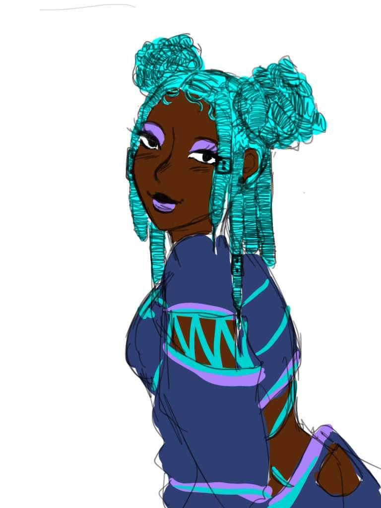 Picattchu's tweet photo. @MiraRoseArt I think she’s super cute, I love the colors the artist put on her 

(Not by me though) https://t.co/RlrZGhcN3y