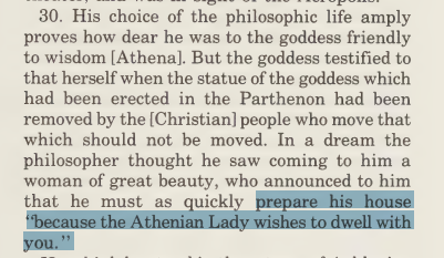 goatofthousand's tweet photo. @Hyperaionian @parhypostates @LukewarmDrinker @DanielAJones93 Plato’s ban in the Laws is for a city with public temples to promote civic unity and prevent superstition, innovations and such, not a timeless command against all private devotion. Proclus himself kept personal and theurgic practices. https://t.co/1XSzEPmnro