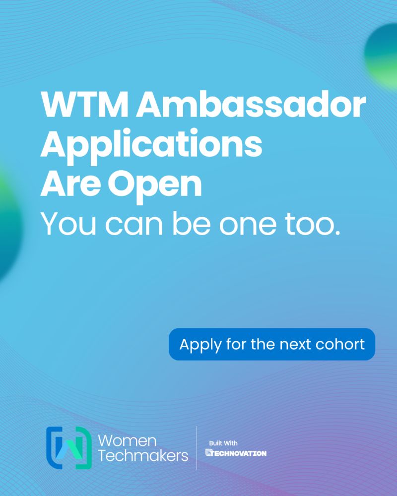 Women Techmakers tweet media
