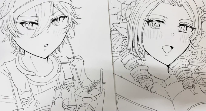 wip

ペン入れ頑張ってる💪 