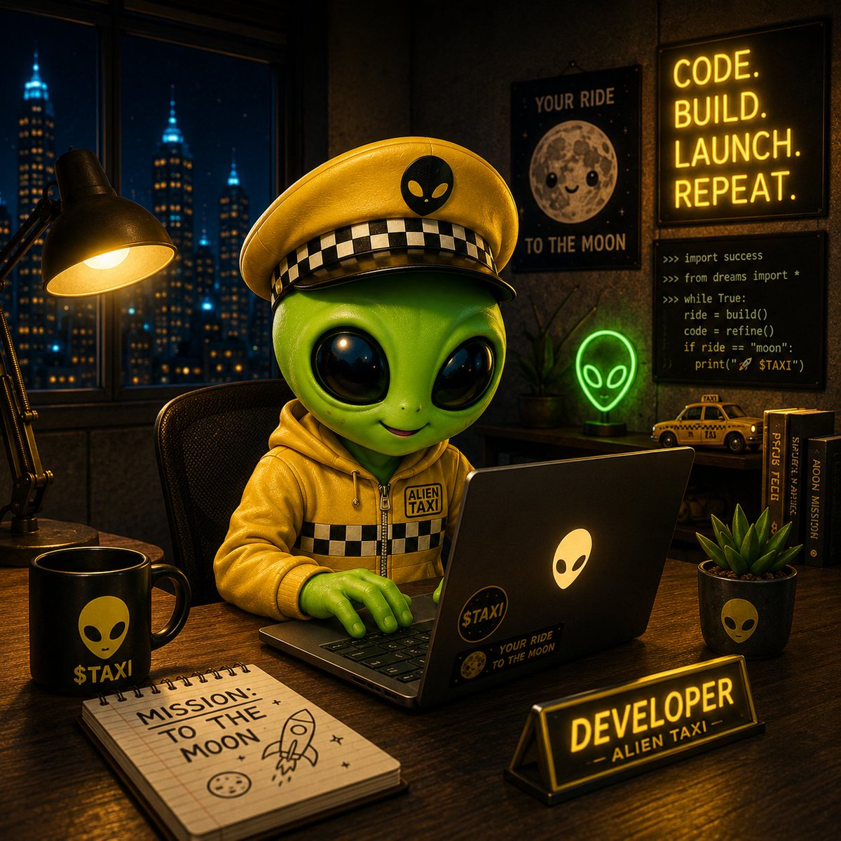 Walexads's tweet photo. 🚕 Alien Taxi turns skill to opportunity.

🏁 Reach the finish line
💰 Earn rewards in $TAXI

👽 No luck, just skill
The better you play, the better your chances of winning.

🌐 Website: https://t.co/nUjep9TfNU

#AlienTaxi #TAXI #GameFi #Web3Gaming #PlayToEarn #Bitcoin #solana https://t.co/q5iGvOjTW9