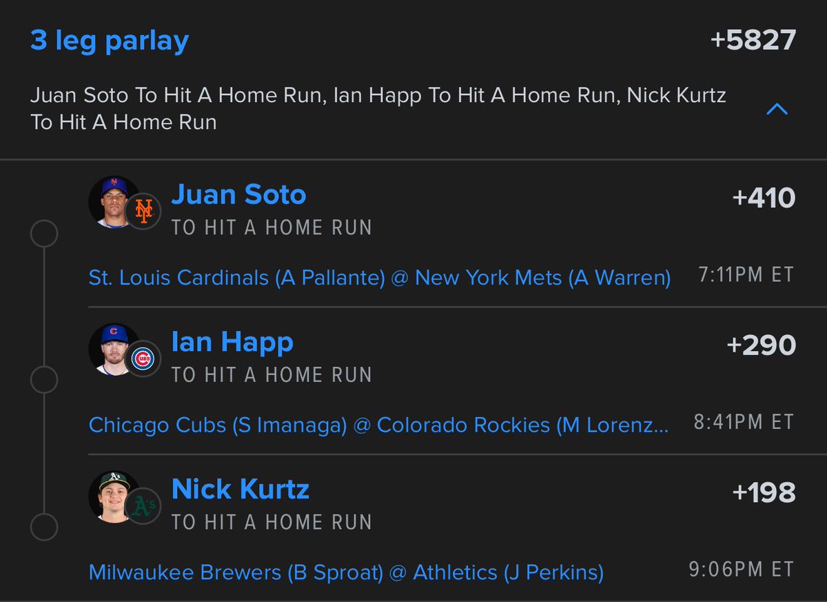 HooveLocks's tweet photo. THESE GUYS ARE ALL HITTING A HOMER

ROUND ROBIN 2 MANS .15u 

$100 to someone who likes &amp; follows when we go 3/3 tonight 😈 https://t.co/DMNhiHTNML