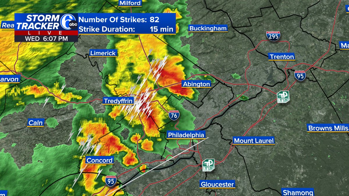 Humidity Lightning HEADS UP PHILADELPHIA Thunder, lightning and downpours are moving in ...