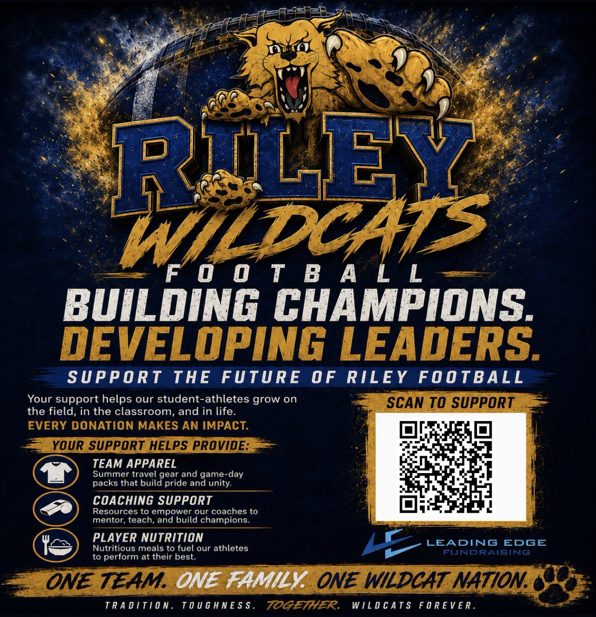 le_indiana_'s tweet photo. 🏈🐾 WILDCAT NATION! Riley Football is committed to building champions and developing leaders for life. Your support helps provide opportunities and resources that make a difference both on and off the field.

Support by scanning the QR code or 👉 https://t.co/iTJf5vktCh https://t.co/UuCIqEJxmR