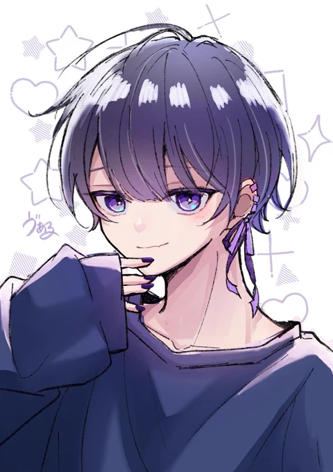 おはようございます・:*+. お絵描き配信が楽しくて朝を迎えちゃいました!! 今日もいっぱいお仕事がんばるぞ! 夜またお絵描きできたらいいなあって! 最近FAいっぱいで幸せです いつもありがとう! ( FA by @ xzxMio )