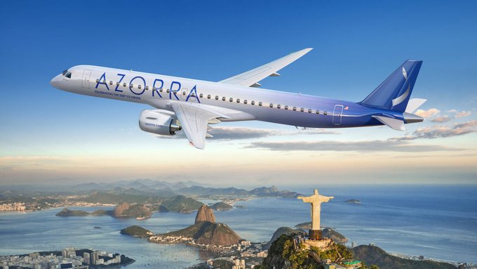AvSourceNews's tweet photo. Embraer and aircraft lessor Azorra have signed an additional firm order for 15 E195-E2 aircraft, with purchase rights for 15 additional jets.
https://t.co/jaiTRRem3a
#Embraer #EJet #Azorra #avgeek #aviation https://t.co/Ddl4DtfIYu
