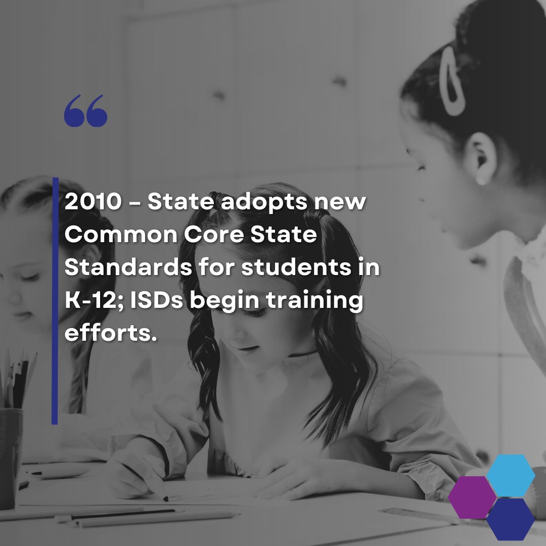 eatonresa's tweet photo. 2010 – State adopts new Common Core State Standards for students in K-12; ISDs begin training efforts. #MichiganISD/RESAs #HereforAllMIStudents #EatonEngage https://t.co/HGsHEIHegk