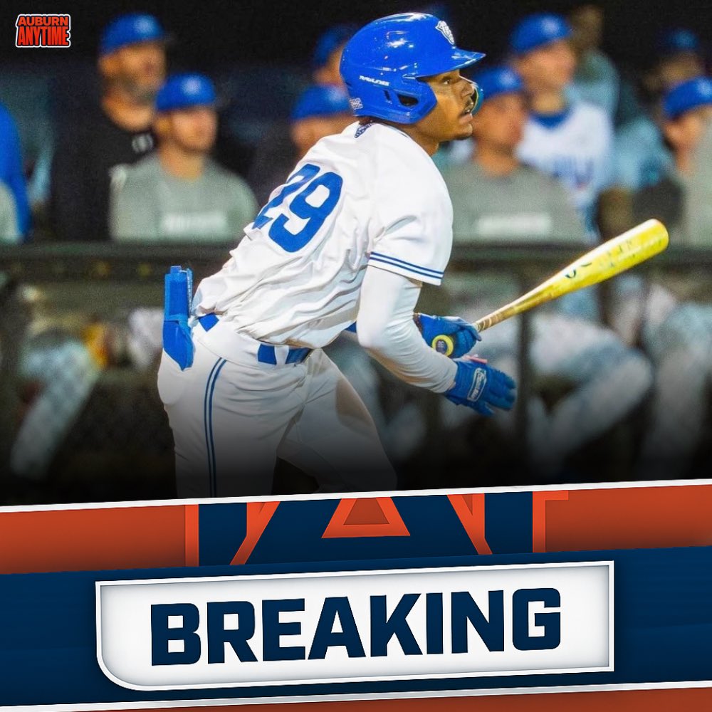 Auburnanytime's tweet photo. BREAKING: Georgia State OF John Beverley has committed to #Auburn, he announced 

Beverly hit .365 in 54 games along with 42 RBI for the Panthers while swiping 32 bases ⚡️ https://t.co/4ewiWqWr0P