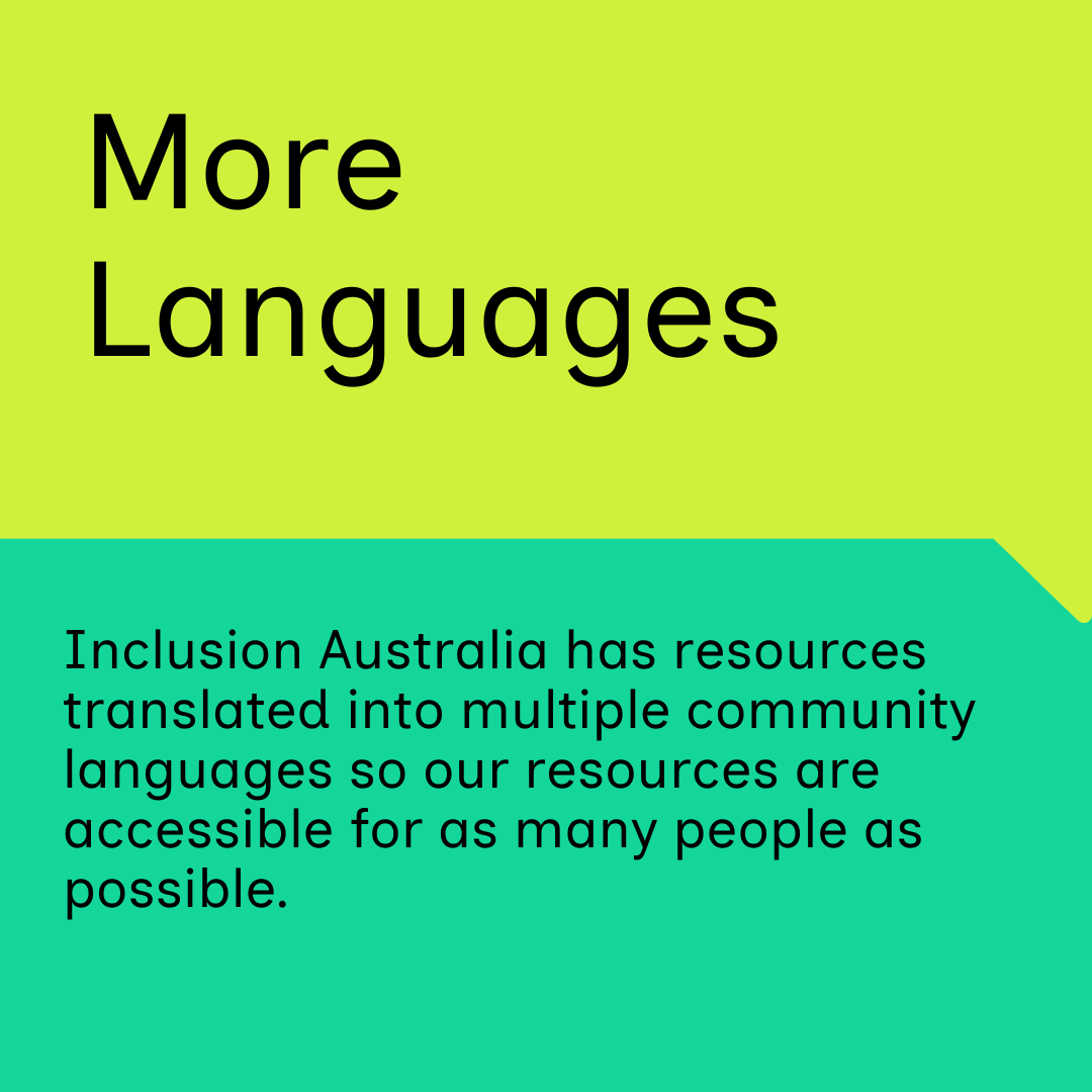 inclusionoz's tweet photo. Did you know Inclusion Australia has resources in 10 more languages, as well as English?
This helps more people with intellectual disability and their families access information in a language they understand. Including Arabic, Vietnamese, French and more!
https://t.co/ZMofBPPfl8 https://t.co/srJNZeUp4B