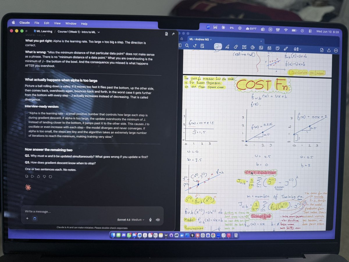 krushalk22's tweet photo. Good study session done, leet code and Machine learning. https://t.co/e5YmaifDsw