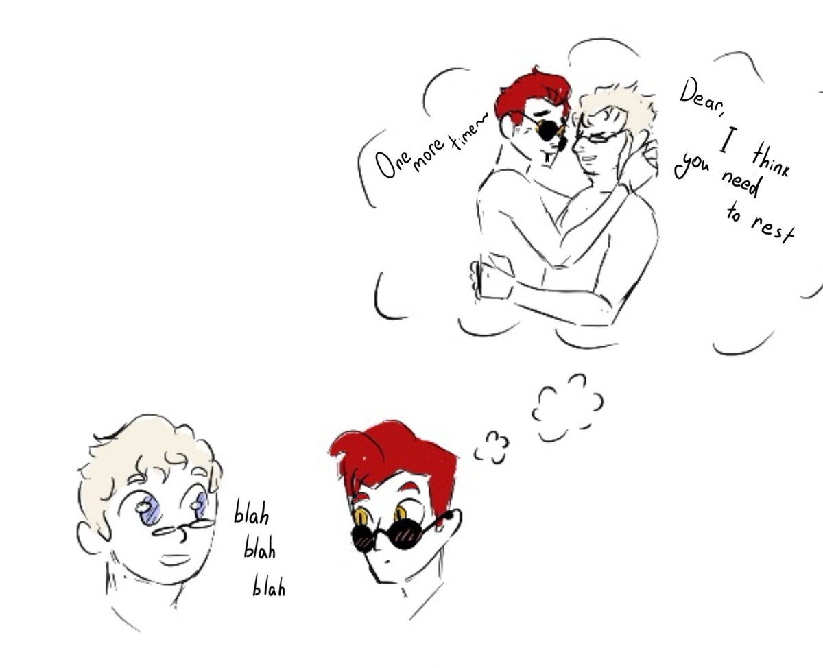 MenessEna's tweet photo. What are you thinking about, Crowley?
#goodomens #aziraphale #crowley #aziracrow #goodomensart #art #goodomens3 https://t.co/pIh2L3Libv