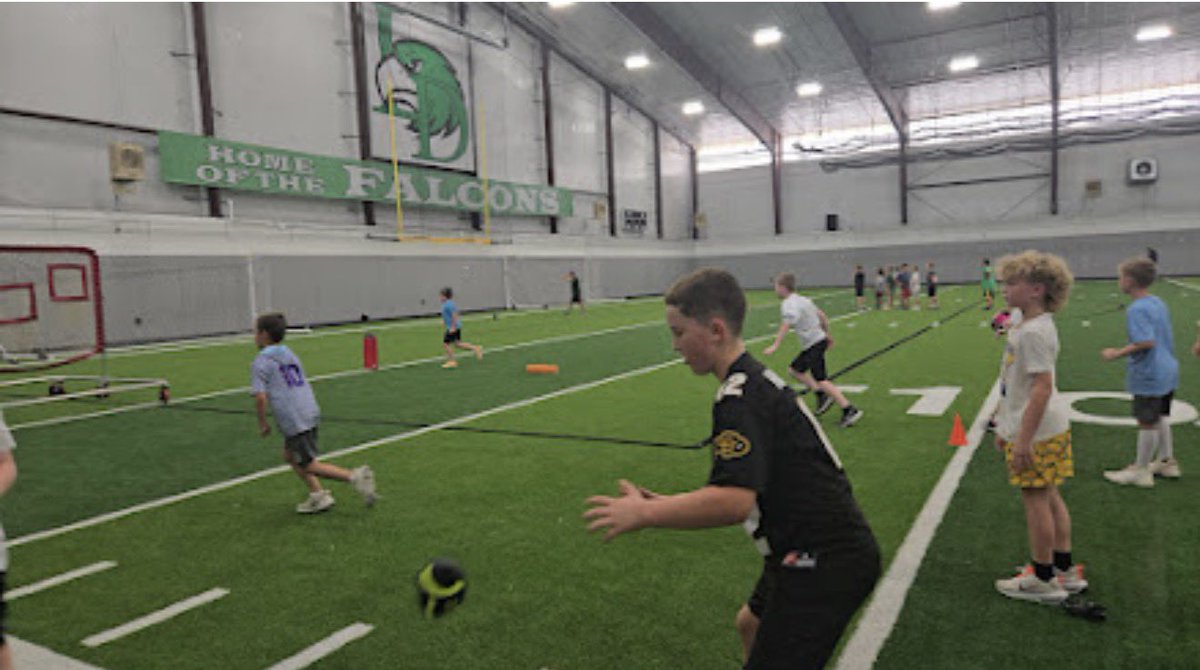 recruitLD's tweet photo. Another great year of Future Falcon Football Camp in the books. #FLIGHT https://t.co/ZaNMVGY7xq