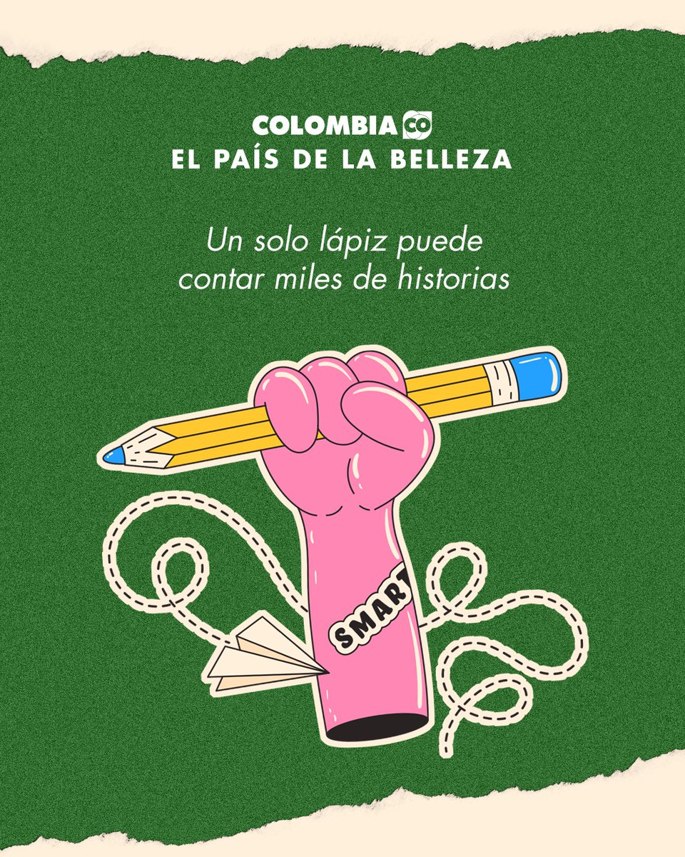 PROCOLOMBIACO's tweet photo. ✏️ Un lápiz, mil historias que cruzan fronteras.​

#ElPaísDeLaBelleza 🇨🇴 exporta papelería y útiles escolares para que más estudiantes y empresas sueñen, escriban y trabajen mejor.​

📦 Destinos top: México 🇲🇽, Ecuador 🇪🇨, Perú 🇵🇪.​
#OrigenColombiano https://t.co/wisZrUVBK5