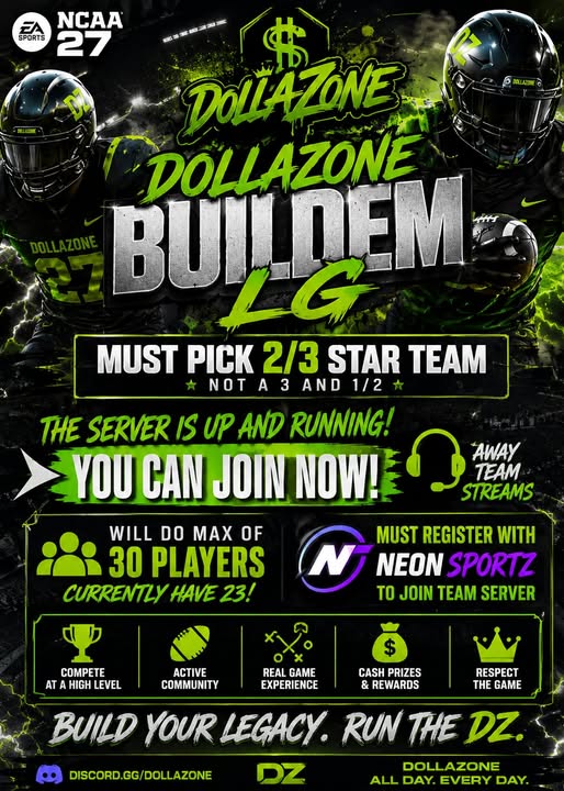 DIKS2626's tweet photo. https://t.co/Ckw1VGmhgT
https://t.co/fBuzZ8VfTW

#Madden27
#CFM
#ConnectedFranchise
#PS5Madden
#MaddenLeague
#DollaZone https://t.co/gNI49vTvAe