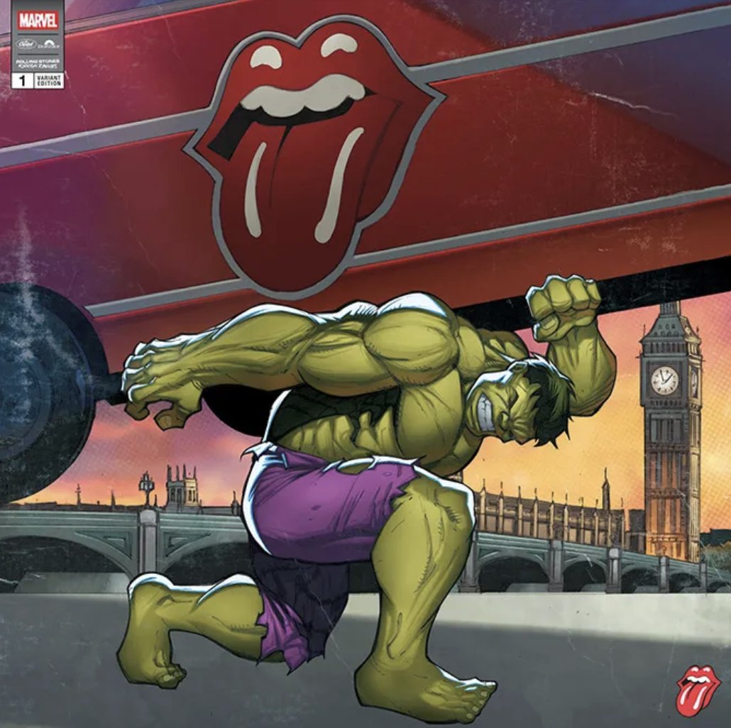 CultureCrave's tweet photo. The Rolling Stones and Marvel have teamed up 💥 

• Spider-Man, Wolverine, The Hulk, Captain America, and Thor are featured on 5 vinyl albums 

• Each includes a 'What If' comic cover based on the album artwork

Launching July 10 https://t.co/KeCRnhMgiX