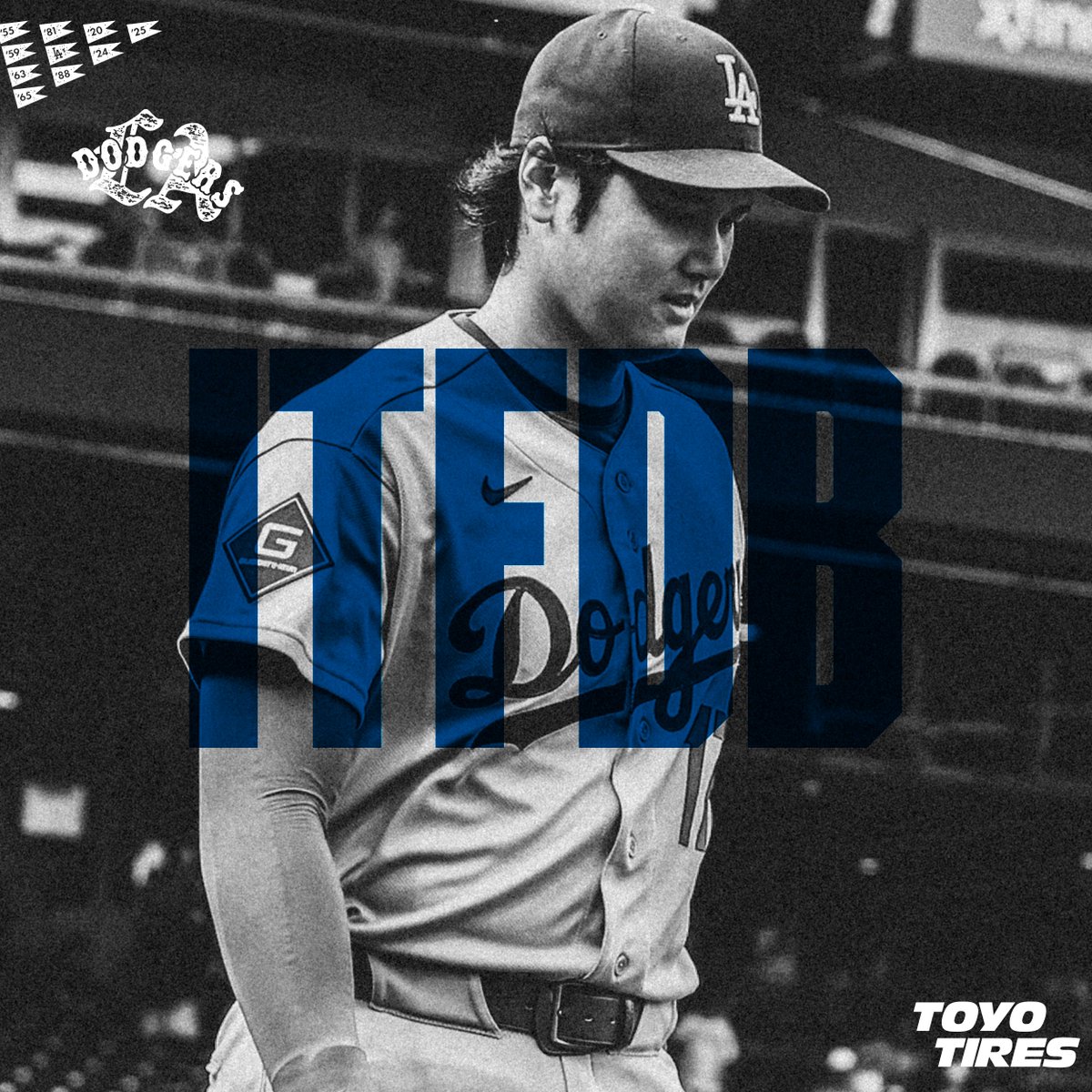 A photo of Shohei Ohtani walking onto the field before his start against the Pirates.