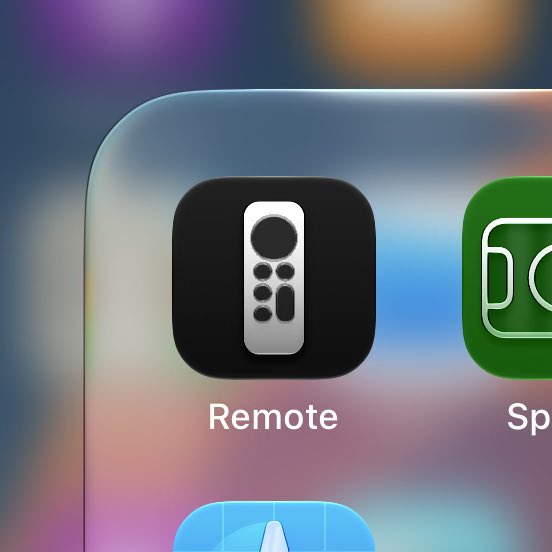 JohnnyMorlin's tweet photo. Once again, Apple TV Remote is a standalone app in iOS 27. And it supports landscape mode. https://t.co/P43flRPOxV