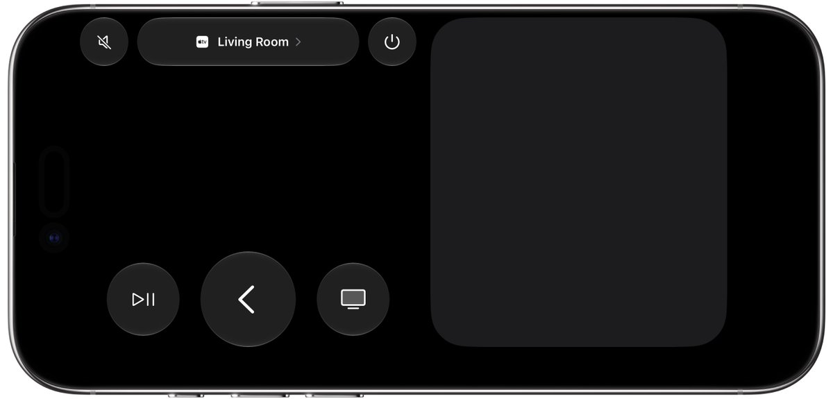 JohnnyMorlin's tweet photo. Once again, Apple TV Remote is a standalone app in iOS 27. And it supports landscape mode. https://t.co/P43flRPOxV