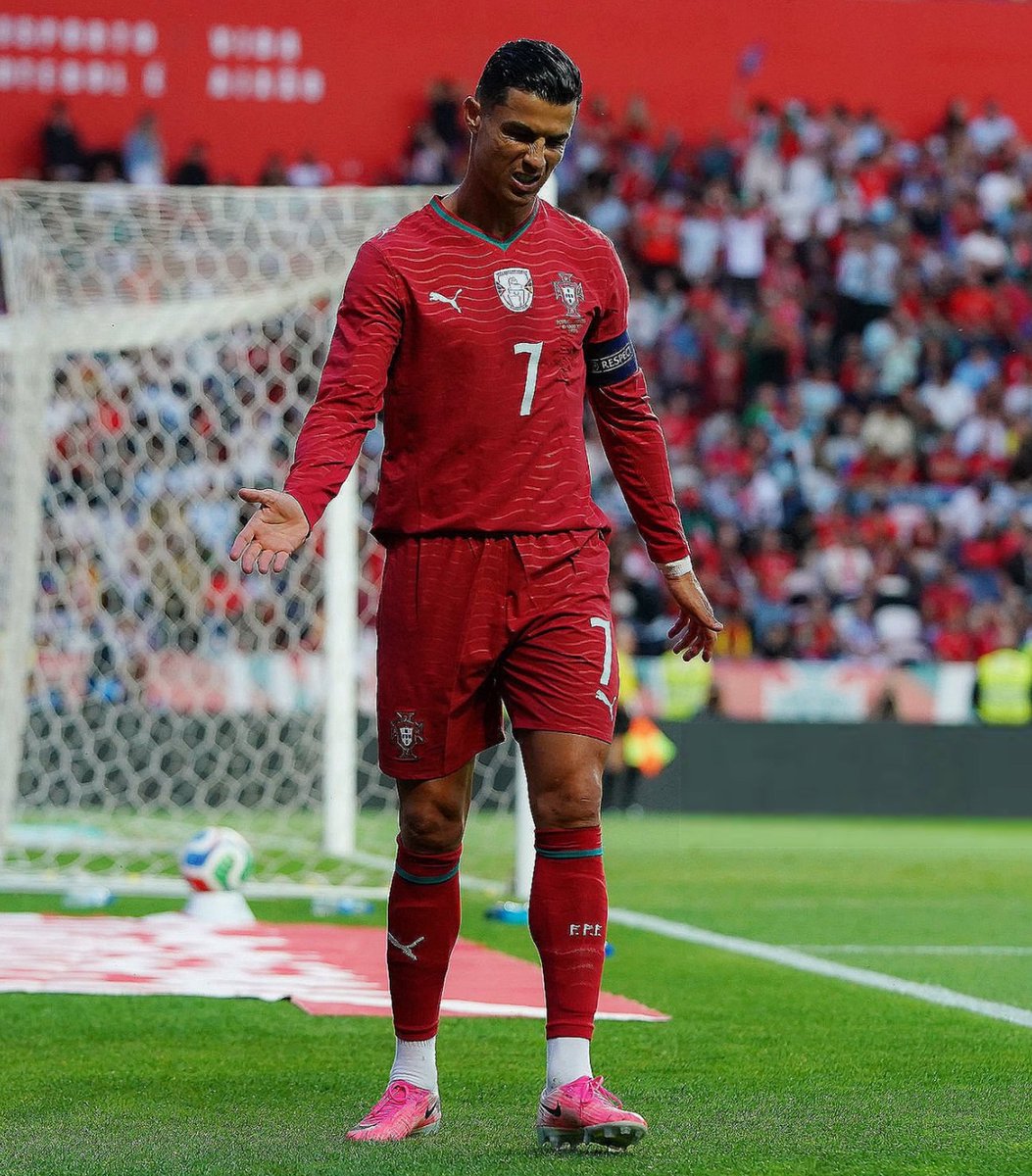 MadridXtra's tweet photo. 🚨 BREAKING: Cristiano Ronaldo might have PLAYED his LAST MATCH for Portugal on Portuguese soil against Nigeria. https://t.co/CfRGZ7p39y