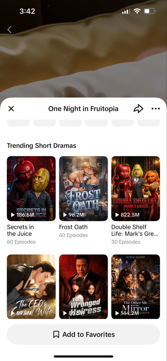 silas_super's tweet photo. OMG WHO WAS GONNA TELL ME THEY HAD FULL ON SHOWS WITH EPISODE SERIES ON TIKTOK? but they’re fruit ai like omg https://t.co/JOPpPuOzdq