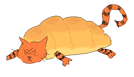 winniecub's tweet photo. croissant #peteythecat #dogman https://t.co/oF5N10f1ia