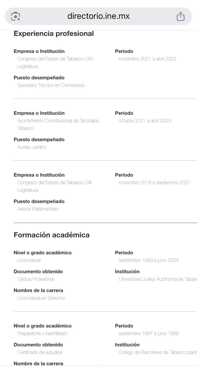 rojaschoza's tweet photo. A propósito del hilo de @MartinFazMora, conviene un apunte documental, pues el “recién actualizado” directorio del @INEMexico dice más por lo que omite que por lo que muestra.

En la ficha de Mario Alberto Alejo no consta experiencia electoral alguna —aunque mínima, la tiene, incluso como representante de partido—, de ahí que haya que acudir al sitio de la JGE para hallarla resumida en un solo párrafo.

👉 https://t.co/cv5a97dOsp
👉 https://t.co/qZKkmQrdd0

El dato muestra lo que advierte el consejero, pues si ni la propia estructura documental del instituto acredita con nitidez la experiencia exigida, es en tanto el artículo 197 de la LGIPE la concibió como un mínimo objetivo y verificable.

La sentencia de hoy (SUP-JG-35/2026), aprobada por mayoría, lee ese requisito de forma no literal y amplía la apreciación de la presidencia. Pero un requisito legal no se colma por aproximación, cuando queda a una valoración subjetiva y unipersonal, deja de acotar el poder.

No se trata, además, de un cargo cualquiera, pues a la UTF corresponde investigar y sustentar técnicamente la fiscalización del origen y destino del dinero en las campañas, aun cuando sea el Consejo General quien resuelva en definitiva; de ahí que de su rigor técnico dependa la solidez de los dictámenes y, con ellos, buena parte de la equidad de la contienda rumbo a 2027.