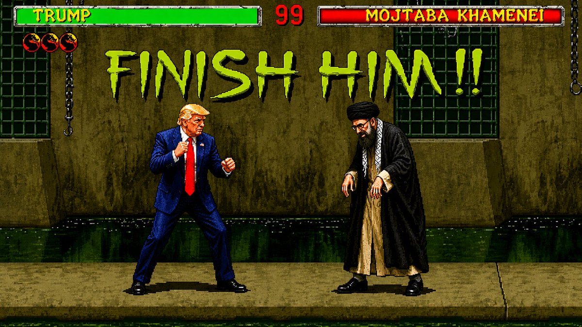 SamuelLassoff's tweet photo. @POTUS 
@SecRubio 
@SecWar 
@StephenM 
@SecScottBessent 
@VP 

Finish Iran https://t.co/dkConpz4AM