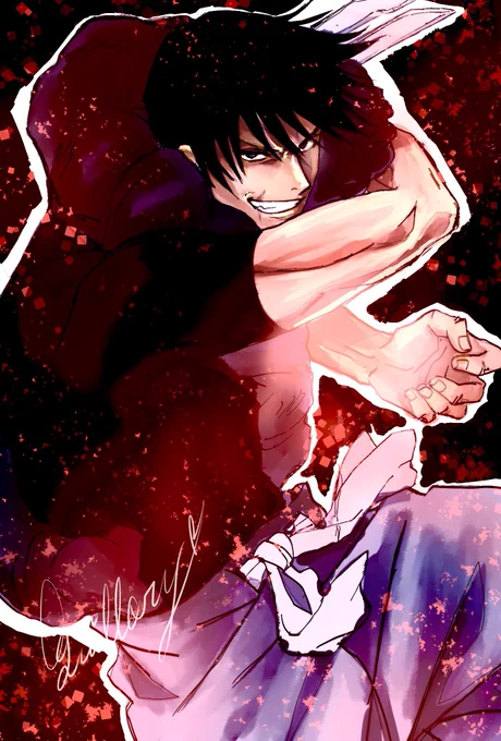 甚爾君描いたよー