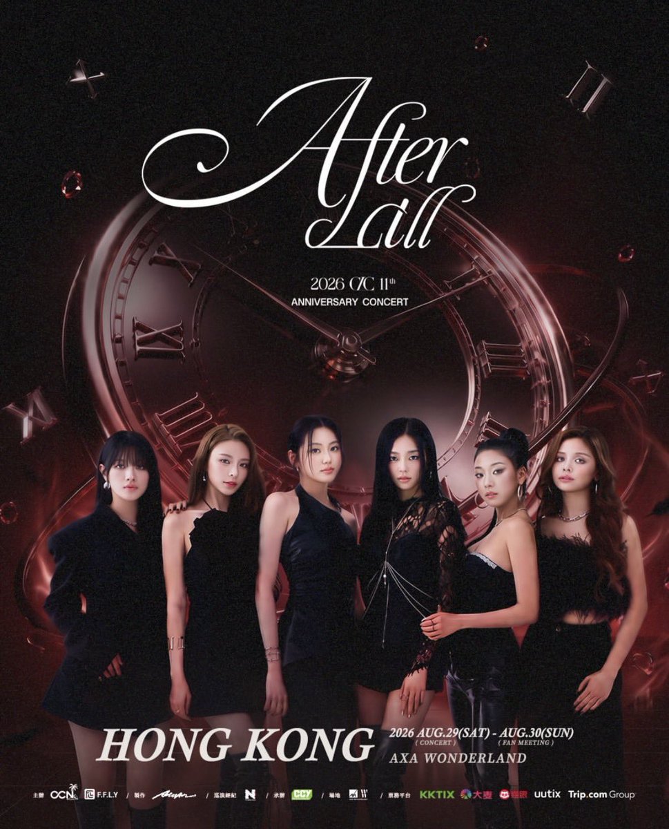 CLCofficial_ph's tweet photo. 🔉CLC 11th Anniversary Concert tickets are now available

⭐ 2026
➡️ 🇹🇼 07.19 Taipei
📍Zepp New Taipei
🎫 https://t.co/yrzcUWuTLd

➡️ 🇭🇰 08.29-30 Hong Kong
📍AXA Wonderland
🎫 https://t.co/zrz54a6OcV

#CLC #씨엘씨 #CLC_AfterAll
#CLC_11th_ANNIVERSARY_CONCERT https://t.co/DIdpeyNsWj