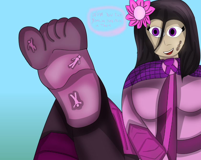 70hE7's tweet photo. Introducing another Character: Shiori

Another one of the monster hunters who is a lot more bubbly than her fellow hunters, still very strong but a lot more gleeful, but wont hold back when it comes to Tinies. https://t.co/LRn79oypBJ