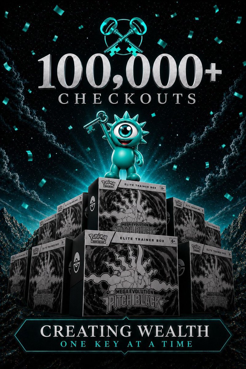 AIOHidden's tweet photo. With over 100,000 checkouts we dominated Pitch Black,  paving the road to wealth without looking back🕵️

Come experience the power of Hidden today! https://t.co/z1vU5PkVbE