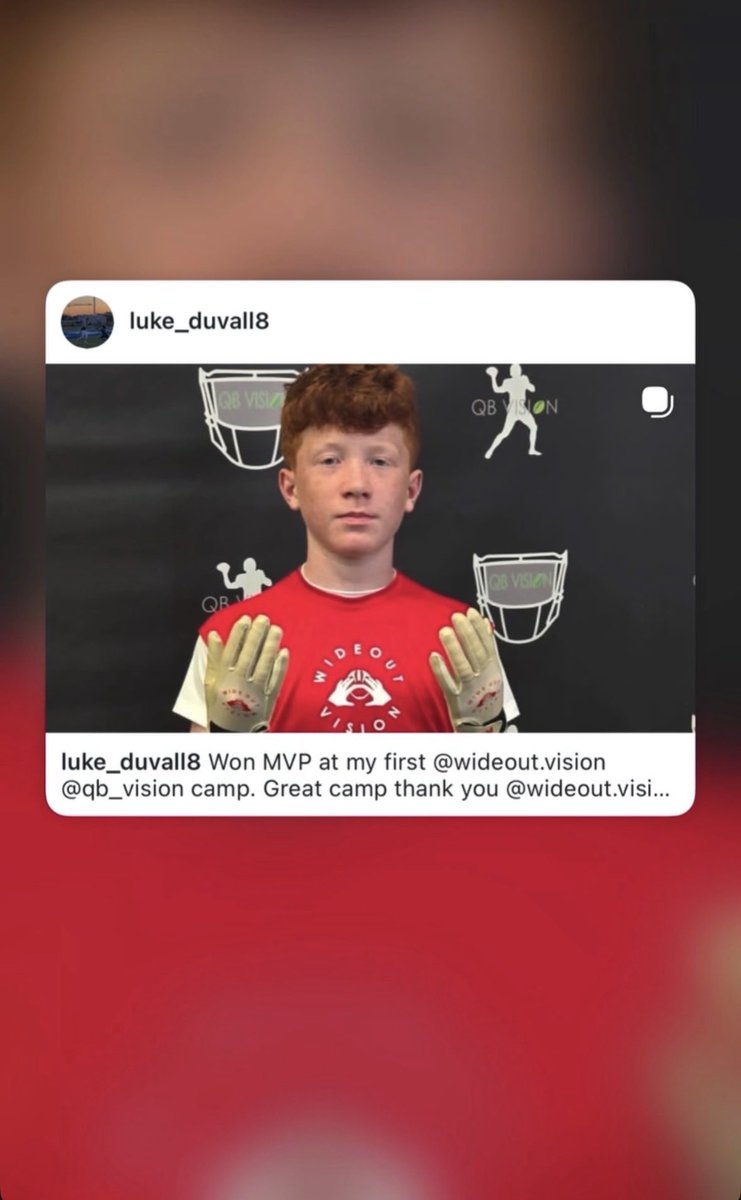 DuvallLuke8's tweet photo. Won MVP at 26’ Qb/Wr next camp @WideoutVision @VisionQb @FBCoachThompson https://t.co/OuKgcaeMSm