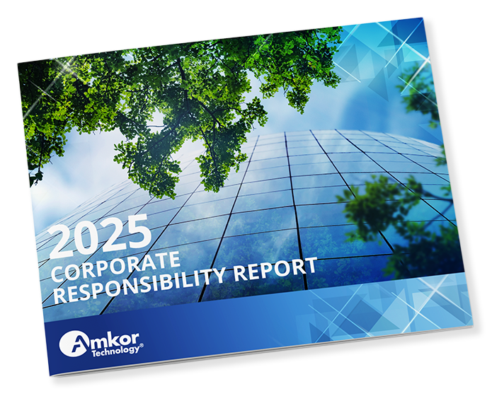 AmkorTechnology's tweet photo. In case you missed it, Amkor Technology's 2025 Corporate Responsibility Report highlights continued progress across our global responsibility and sustainability priorities.

Explore the full report: https://t.co/YMencLSfmO

#OneAmkor #CorporateResponsibility #NetZero #AMKR https://t.co/rUblQHr12J