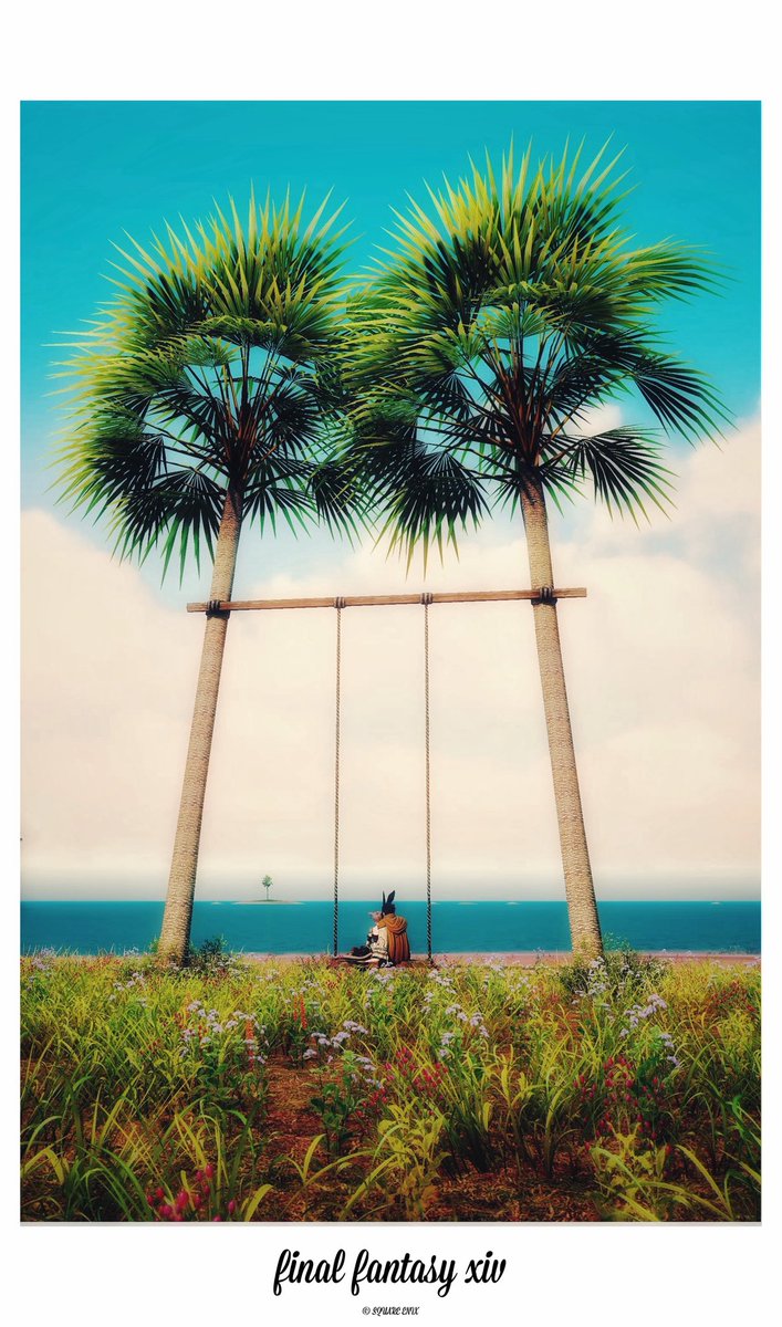 01_FF14e's tweet photo. 🌴 #おはミコ　#おはうさ　#FF14  🌴 https://t.co/vCIBeVftlw