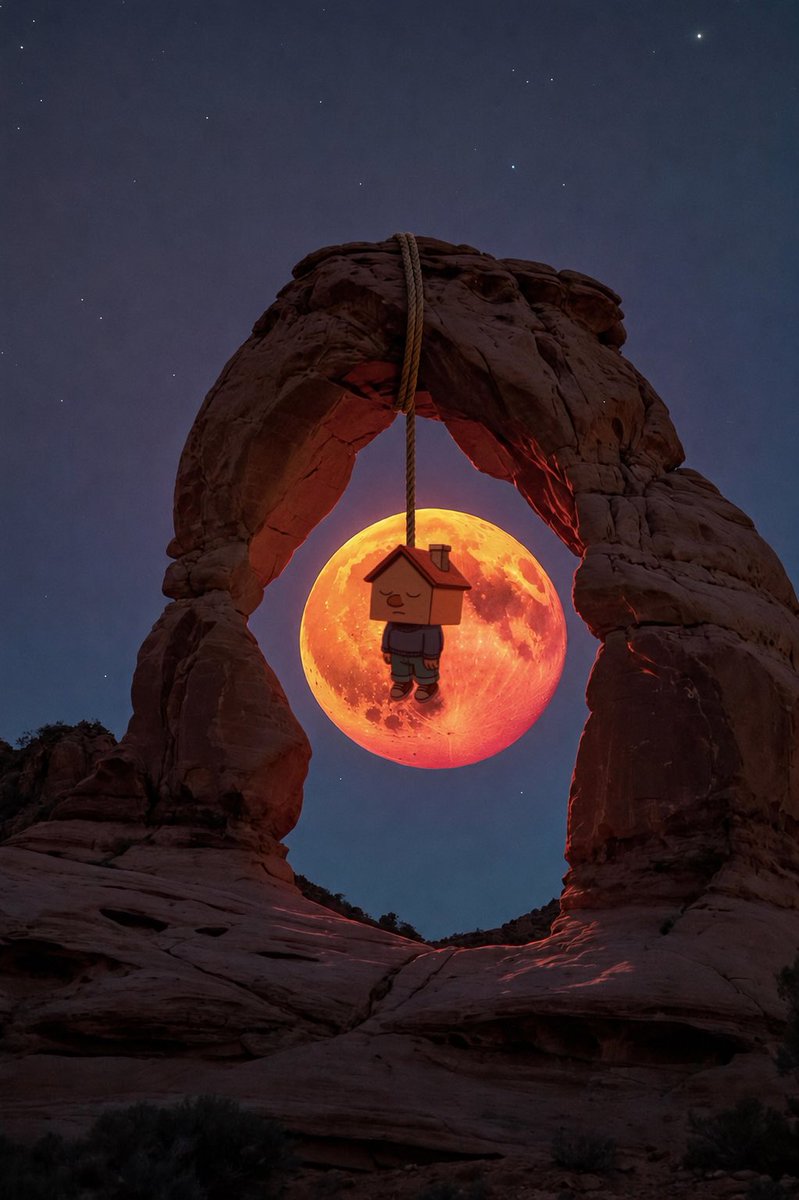 ChillHouseSOL's tweet photo. market looks like shit but at least there's a red moon ❤️ https://t.co/bMgiYbcUTi