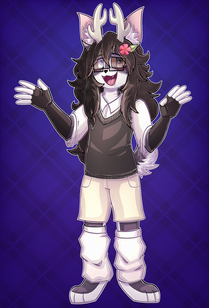 Julz08x's tweet photo. Gift for @RewKaffi because his fursona is beautiful! <3 https://t.co/WNXj5bFqST