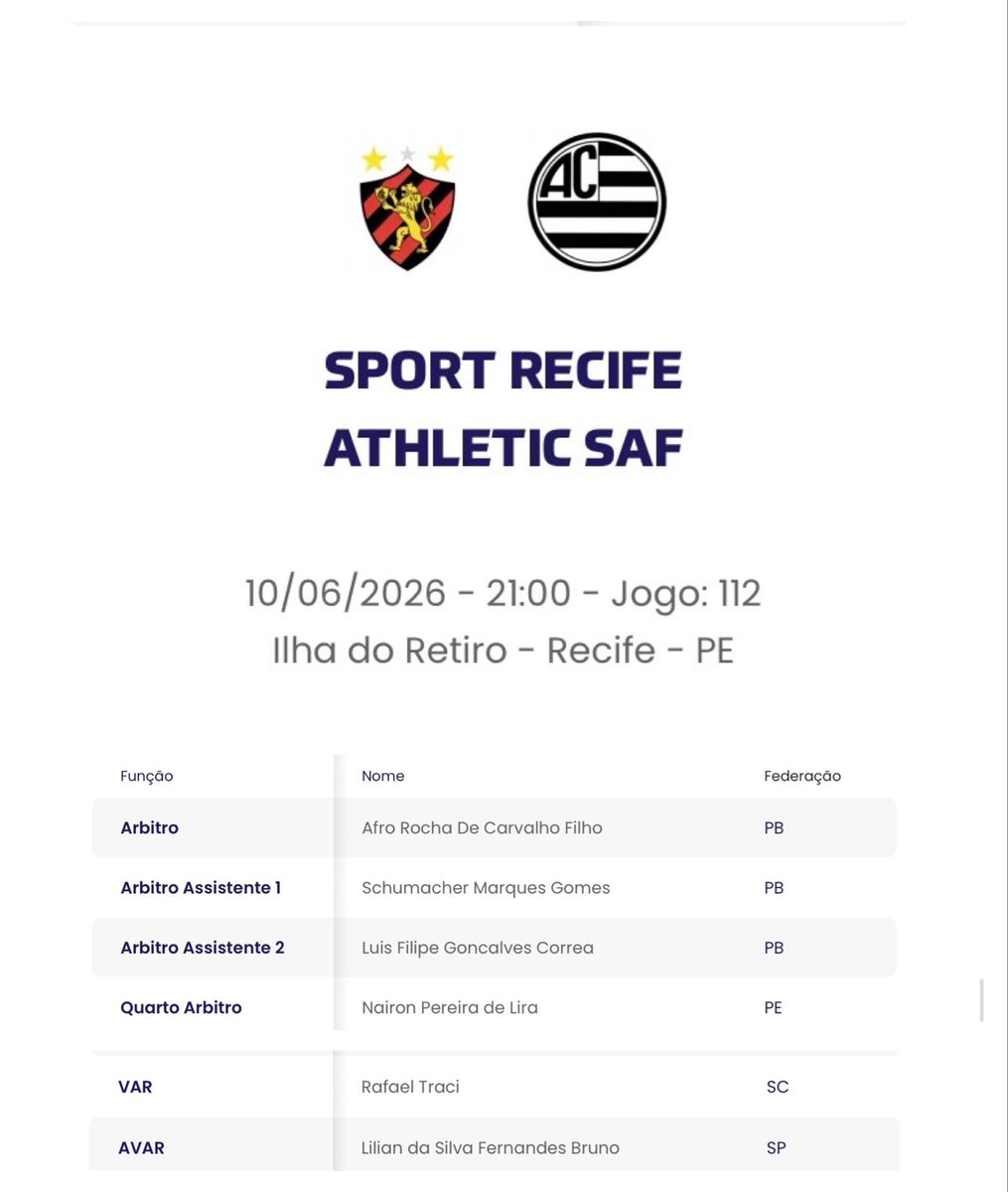 RicardoReporter's tweet photo. 🟥⬛️🦁| Escalações de @sportrecife e @athleticclubmg , para partida válida pela 12ª rodada do @BrasileiraoB https://t.co/r3LIYVAr4O