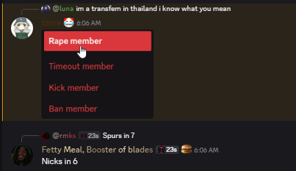 AAvaelon16602's tweet photo. i mentioned im trans cause of my "hrt for 8 months" bio in a roblox server and this shit is what i get pinged for 3 minutes later https://t.co/t9V3SCmijP