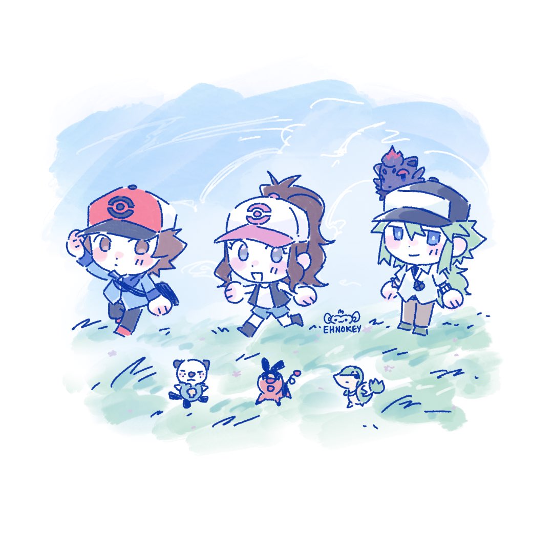 ehnokey's tweet photo. Haven’t drawn Pokemon BW in a while 🥹 https://t.co/6C9Dbu726d