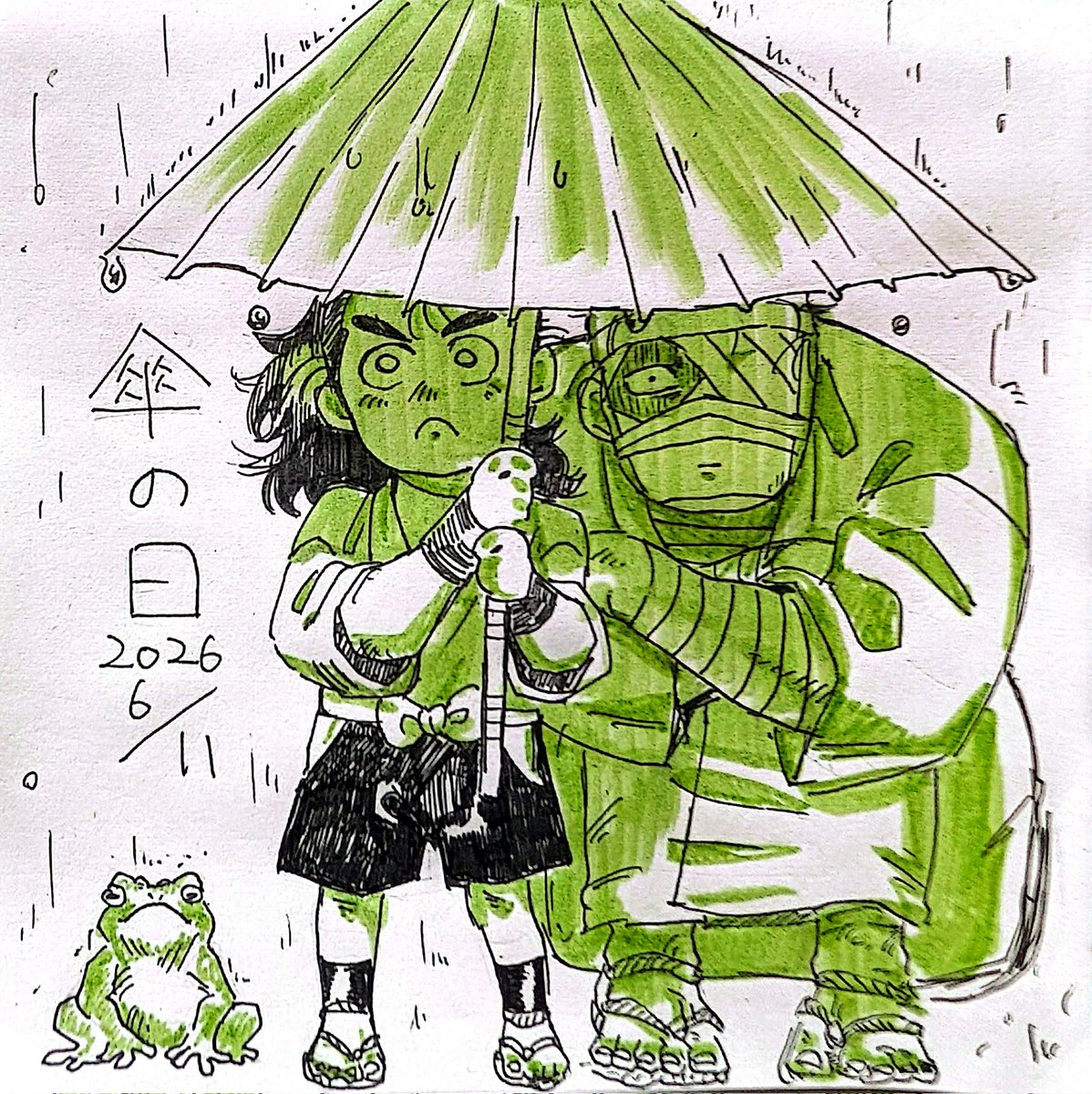 mohumushi1's tweet photo. 傘の日の諸雑です https://t.co/xCkBgDheCY