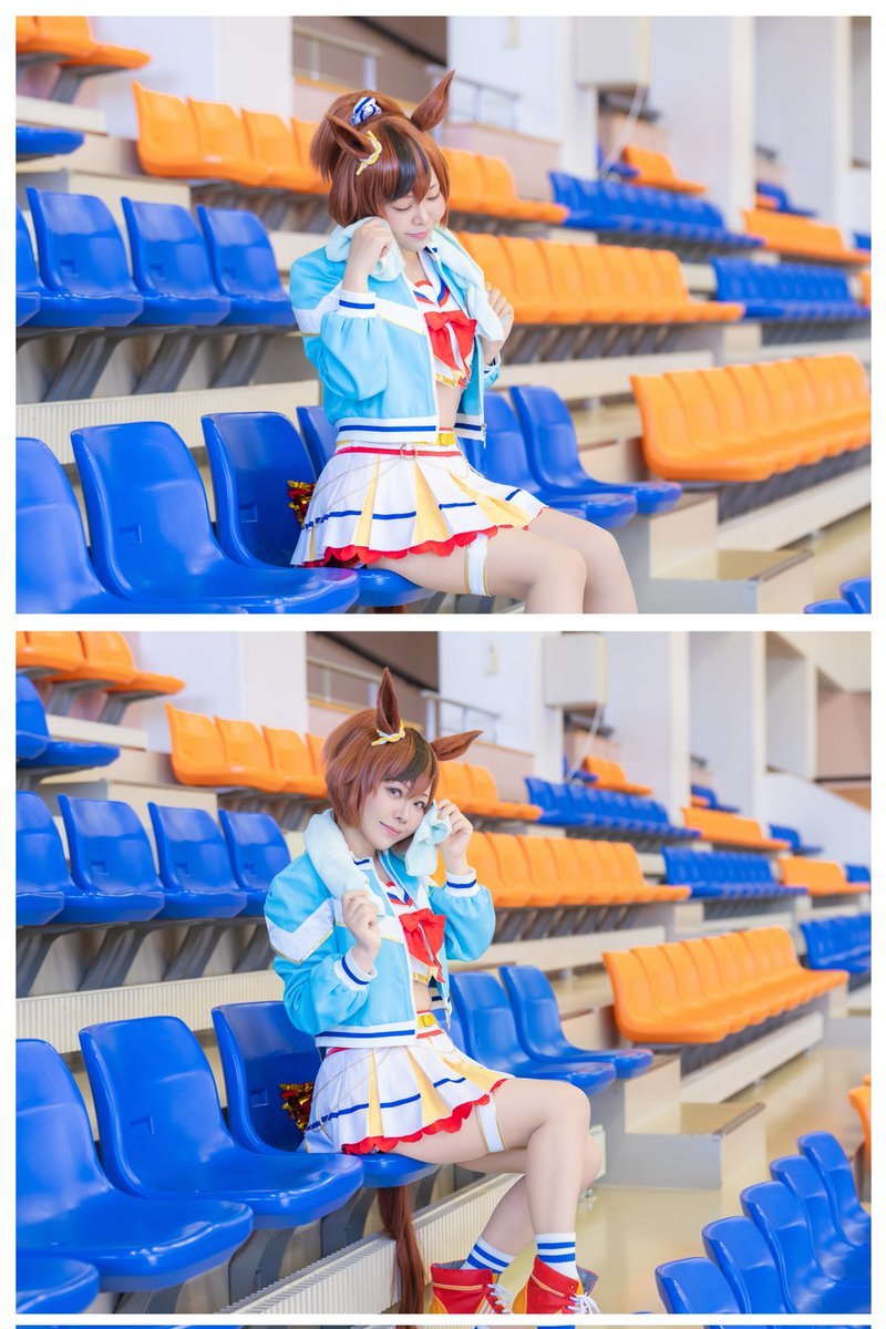 co0505xoxixro's tweet photo. 【COS ⚠️】
umamusume ナイスネイチャ
📸ふみすみさん(@fumifumi_24_)

とても元気を貰える応援をしているウマ娘の子がいるなぁと釘付けになってたら目が合ってしまった👀💦
…的なシチュエーションで撮影いただきました🤭笑 https://t.co/61eV0HWkCd