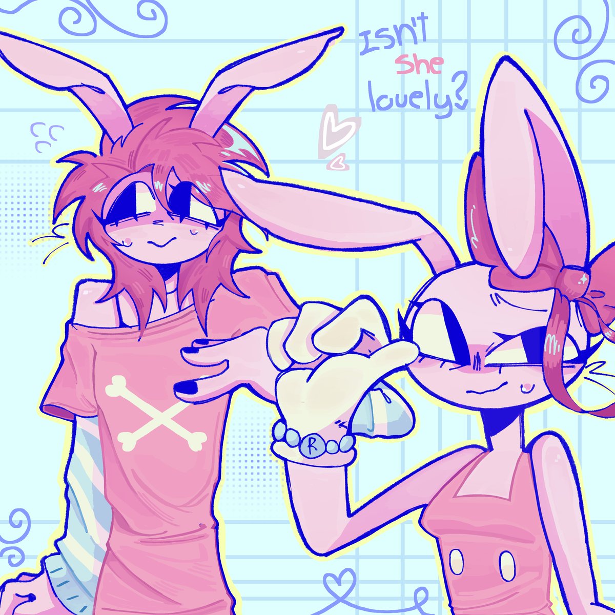 suunday_Rose's tweet photo. TW: SPOILERS (?)
.
.
.
.
.
.
.
.
.
.
.
Im so obsessed with them 
#ribbitrabbit #tadc #Jax #Ribbit #theamazingdigitalcircus https://t.co/xg3NvdEmIJ