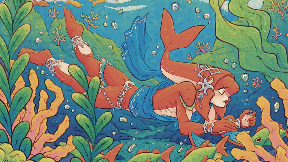 Miphlink_Zine's tweet photo. Here's a little ✨️sneak peek✨️ at one of the incredible works found within our pages, created by @KenneDuck
Reminder Pre-Orders CLOSE on June 11th, so be sure to get your order in at https://t.co/hyWrwnwFrJ
#miphlink #mipha #zelda #botw #zine https://t.co/OchkwMZ2vl