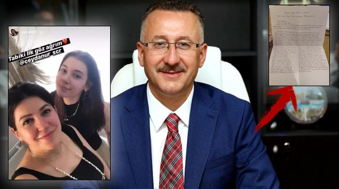AcansHaber's tweet photo. AKP’li Adapazarı Belediye Başkanı Mutlu Işıksu’nun, ‘yasak aşk' yaşadığı iddia edilen Özel Kalem Müdürü Elif Saçar'a yurt dışı seyahatlerde vize problemi yaşamaması için yeşil pasaport verdirdiği ortaya çıktı.  (Sözcü) https://t.co/a05lhMizTU