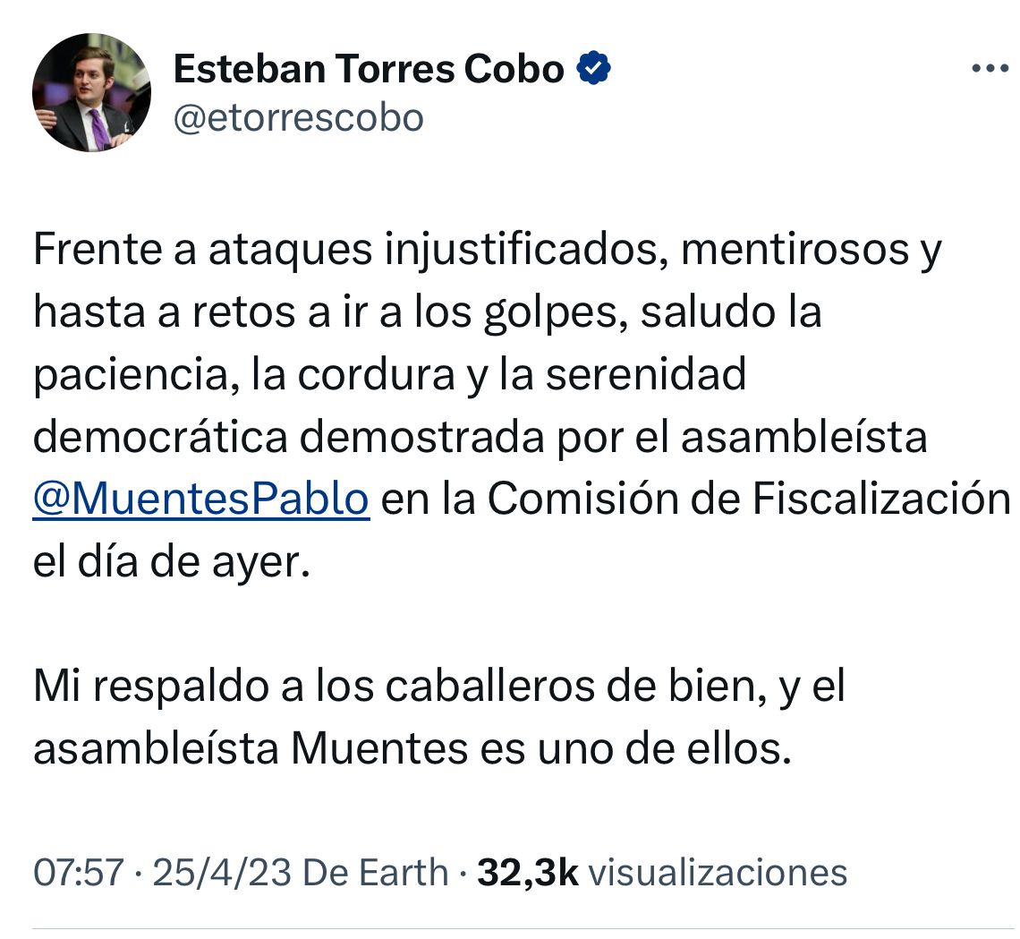 JoseCB96's tweet photo. @VCRNoticias Así es, como aquél tuit que Esteban después borró pero todos recordamos https://t.co/vnwzqxIcpa
