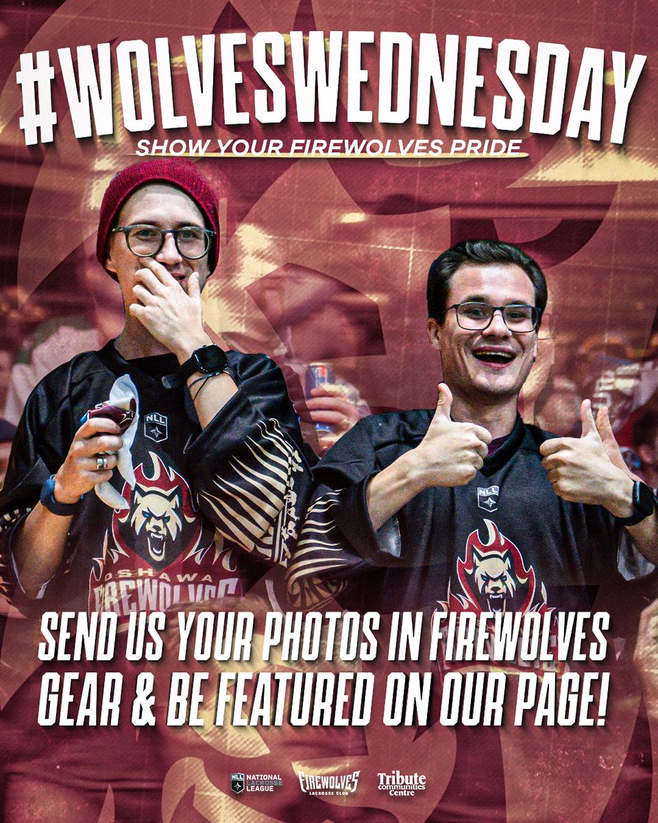 FireWolvesNLL's tweet photo. We had a good amount of fans submit their photos for #WolvesWednesday last week and now it’s your turn to share yours today!
Take a picture in FireWolves gear showing your pride and share with us via the comments or DM for your chance to be featured on our socials!
#LacrosseLivesHere🔥